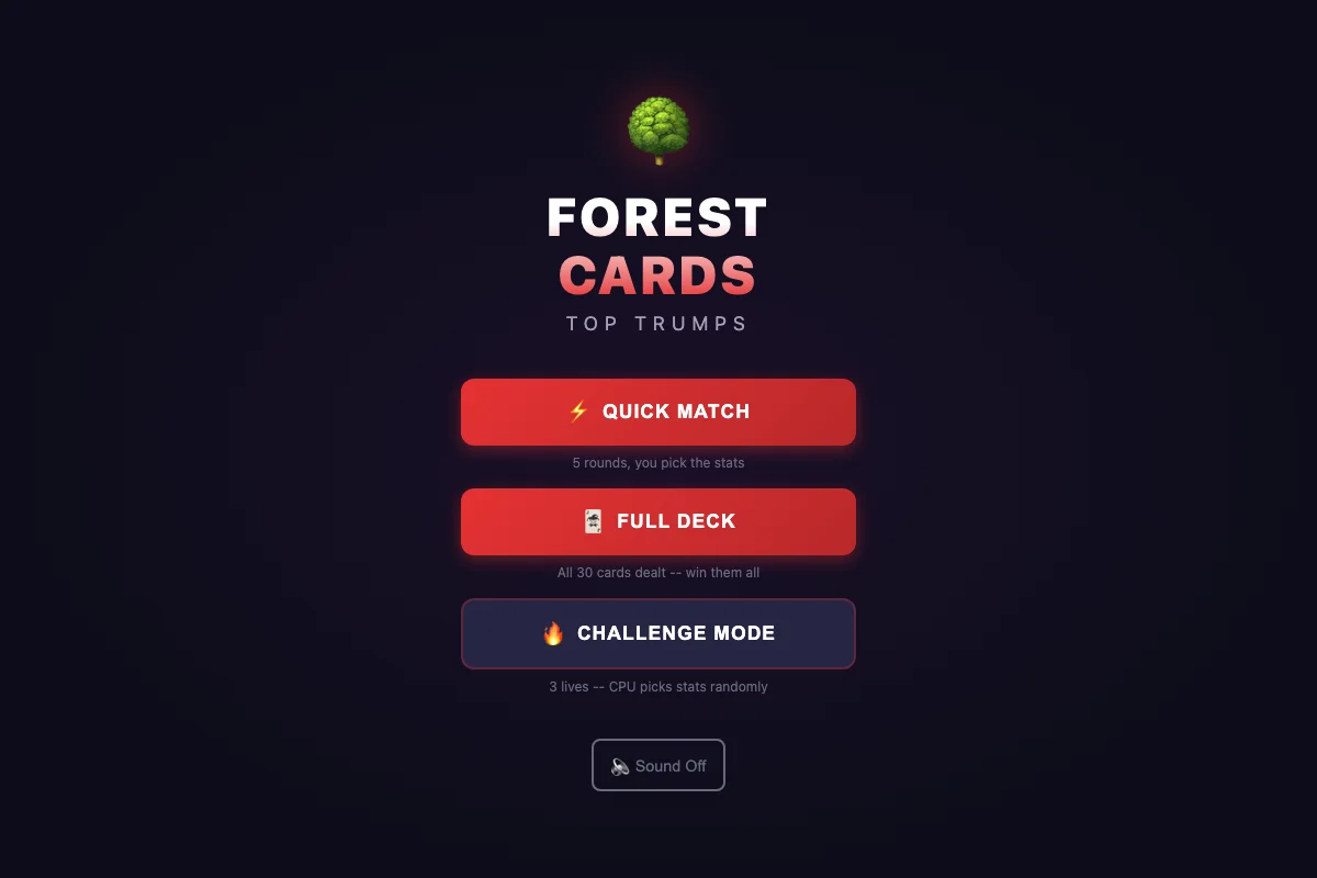 Forest Flash Cards